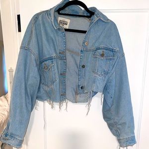 Cropped Zara denim jacket
